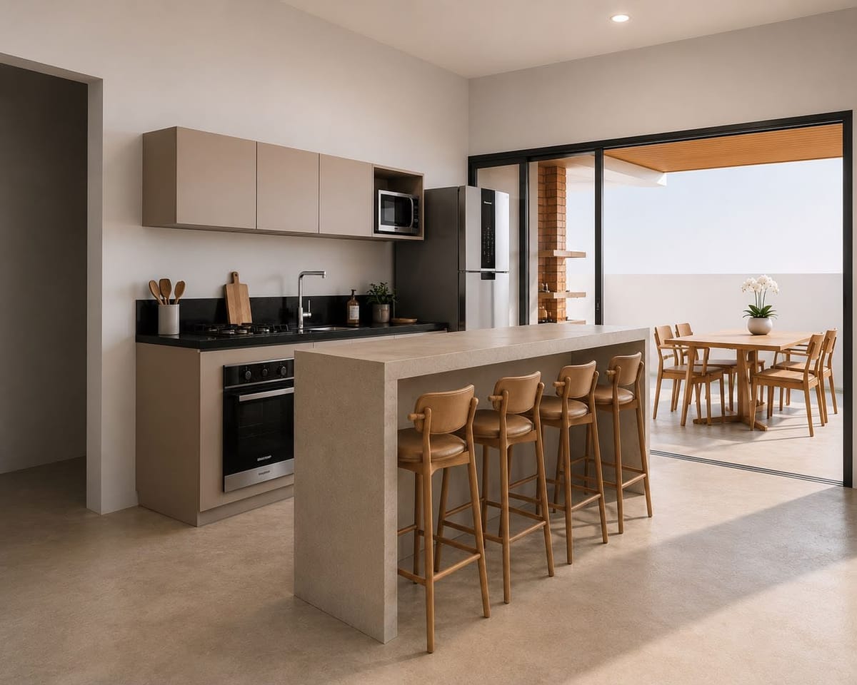 Modelo de casa 3 construída com parceiros da Dunna Invest